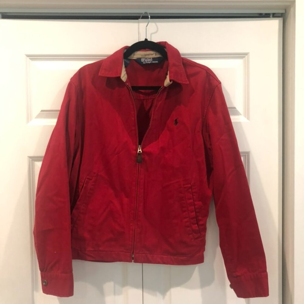 Vintage 100% Cotton Red Ralph Lauren Jacket